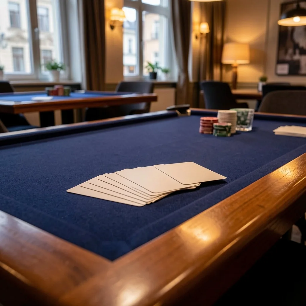 Stół pokerowy w klubie Capitals Houses